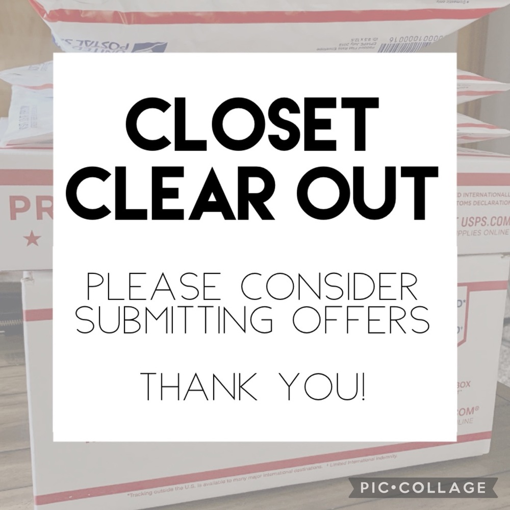 Help me clear out my closet!